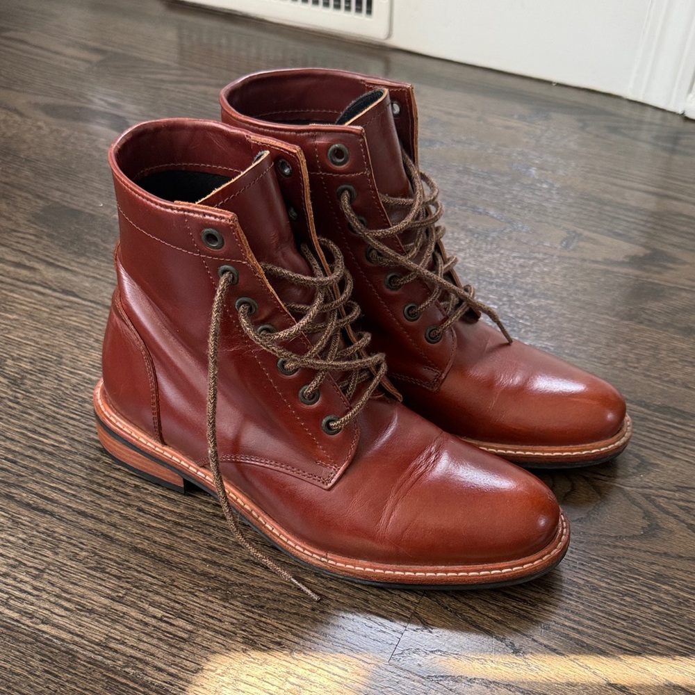 Nisolo All-Weather Amalia Boot in Brandy - Picture 4 of 7